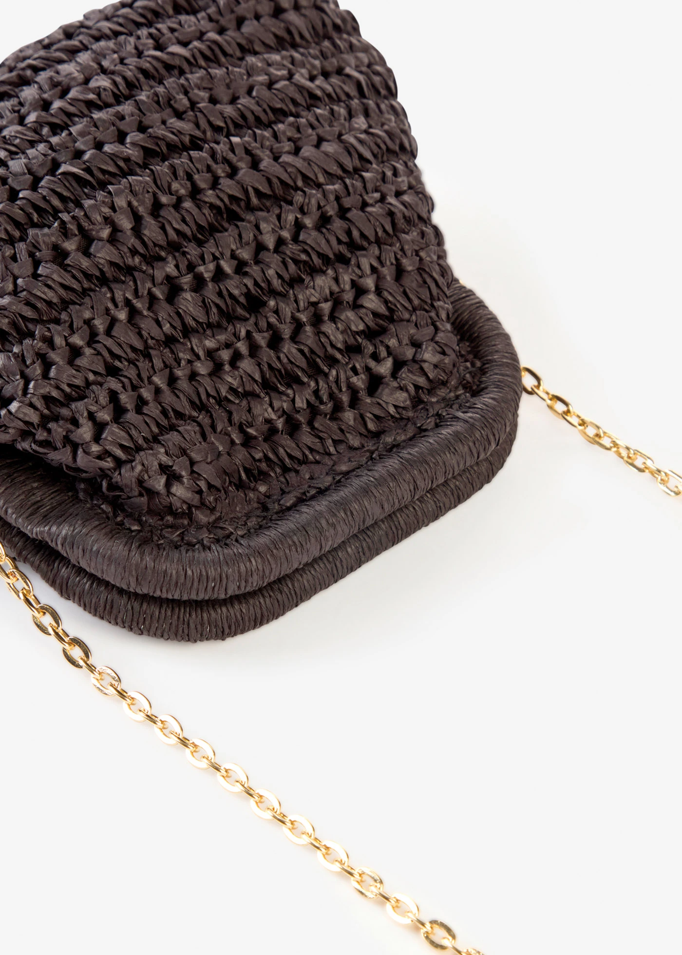 Slaměná taška přes rameno • černá • bonprix obchod