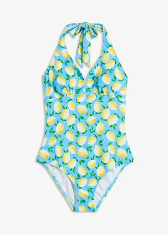 Costum de baie neckholder cu efect de modelare ușor