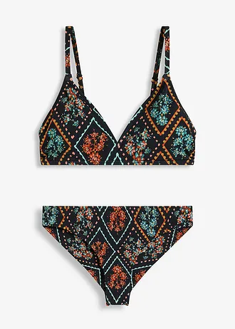 Bikiny s bokovými kalhotkami (2dílná souprava), barva: černá