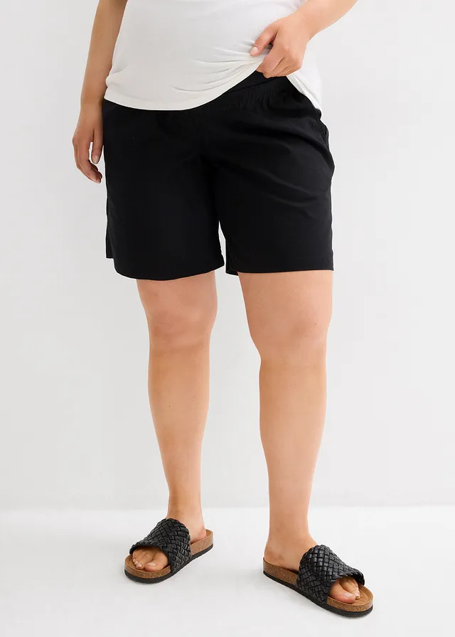 Zwangerschapsshort, Kleur: zwart