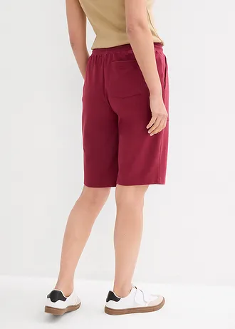 Bermuda en molleton 100% coton • rhododendron • Boutique bonprix