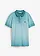 Piqué poloshirt in washed out used look, Kleur: pacifisch groen used