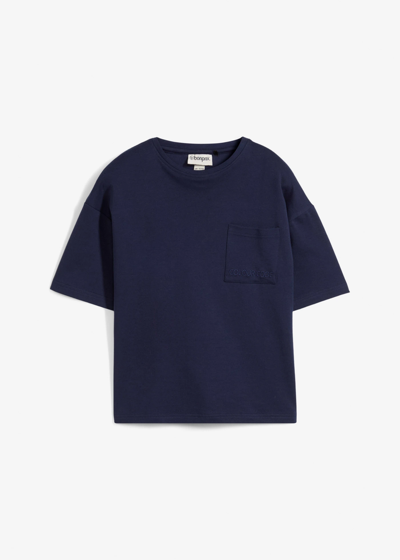 T-shirt oversize en coton épais • bleu foncé • product-page.page-title-suffix