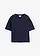 Overseized T-shirt met zwaar biologisch katoen, Kleur: donkerblauw