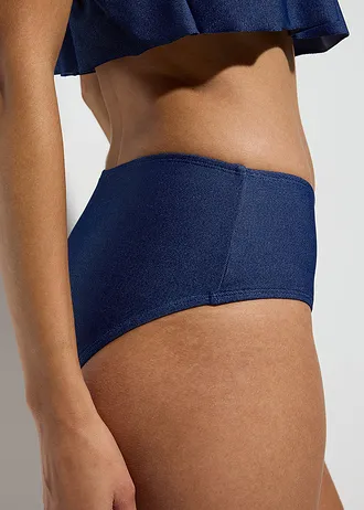 Bikinové kalhotky s džínovým vzhledem • tmavě modrý denim • bonprix obchod