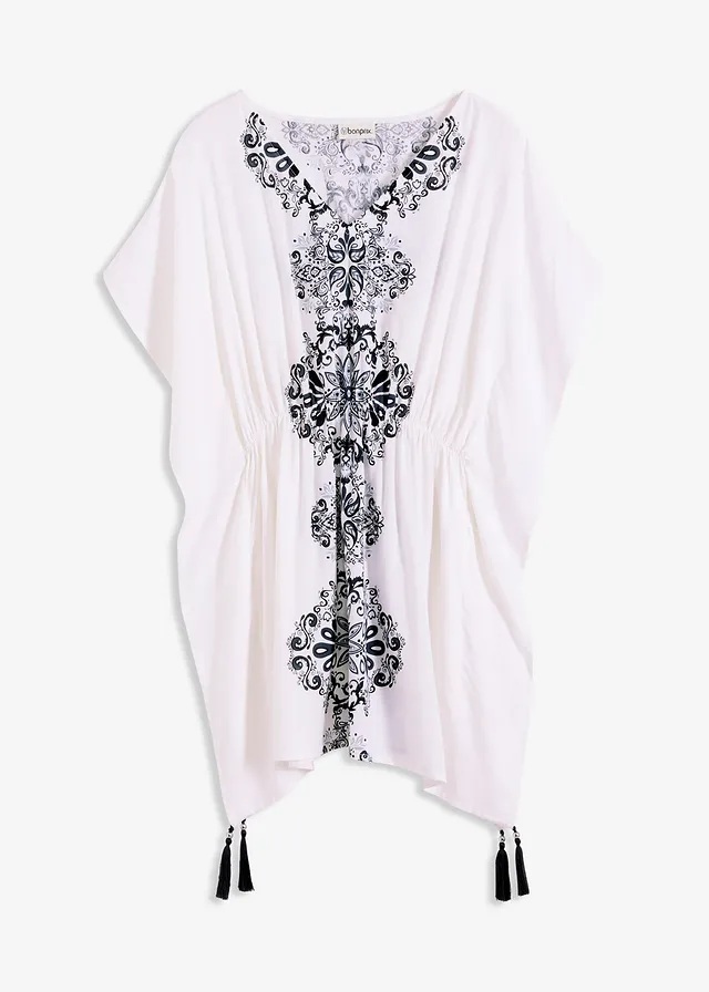 Plážová tunika z padavej viskózy