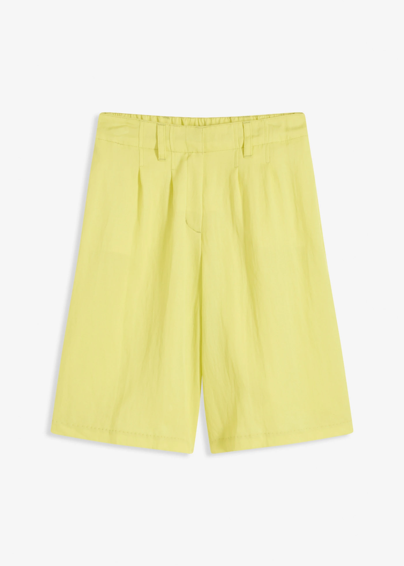 Bermuda doux en viscose mélangée • jaune citron • Boutique bonprix