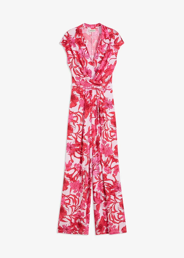 Combinaison en jersey, Couleur: rose vif floral