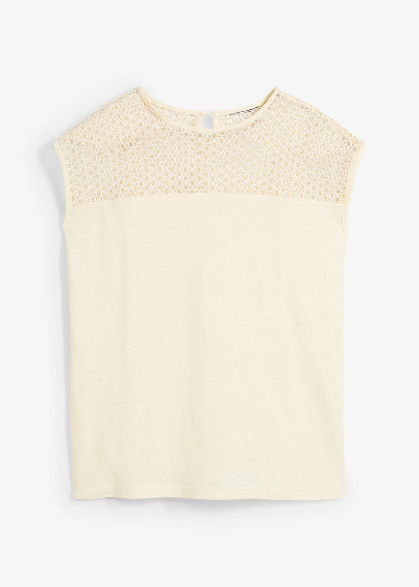 Top din in 100% • ecru • magazin bonprix