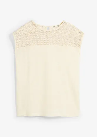 Top din in 100% • ecru • magazin bonprix