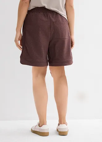 Pantaloni scurți din amestec de bumbac, model larg • maro-teracotă melanj • magazin bonprix