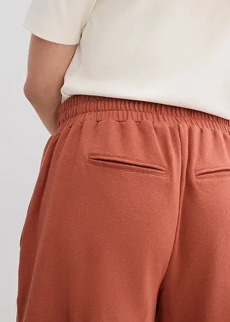 Short sweat en coton mélangé • cognac • Boutique bonprix