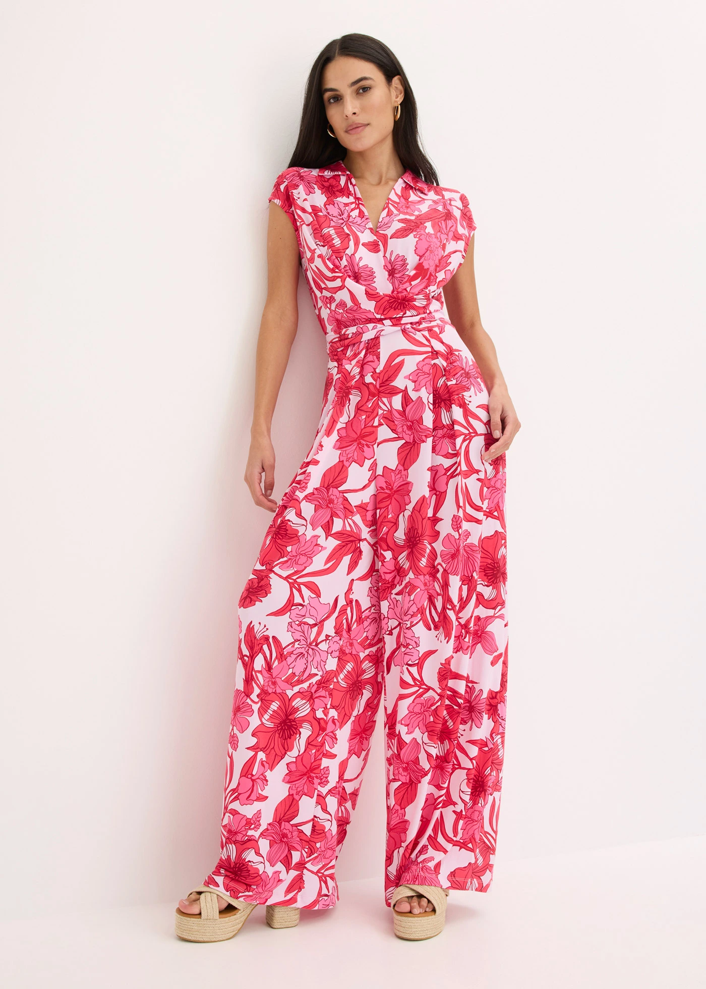 Žerzejový overal • pink • bonprix obchod