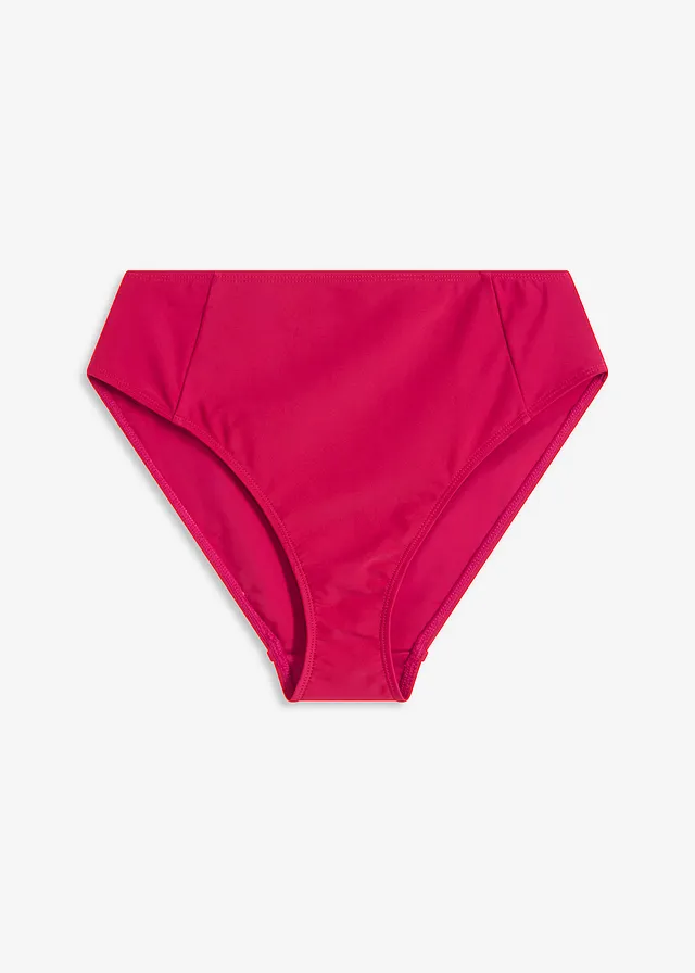 Bas de bikini taille haute, échancré • fuchsia • Boutique bonprix