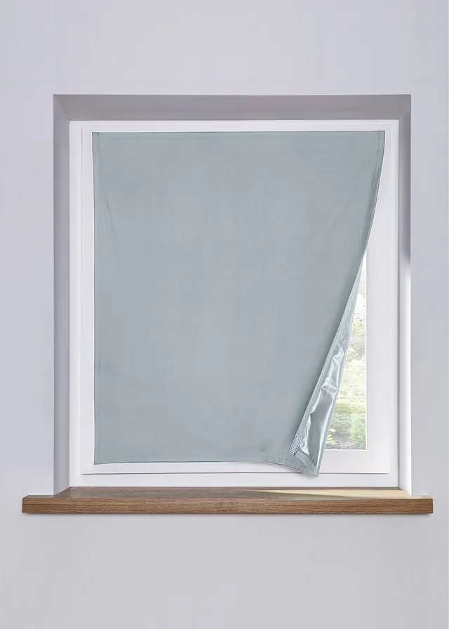 Folie pentru ferestre, cu velcro • gri argintiu • magazin bonprix