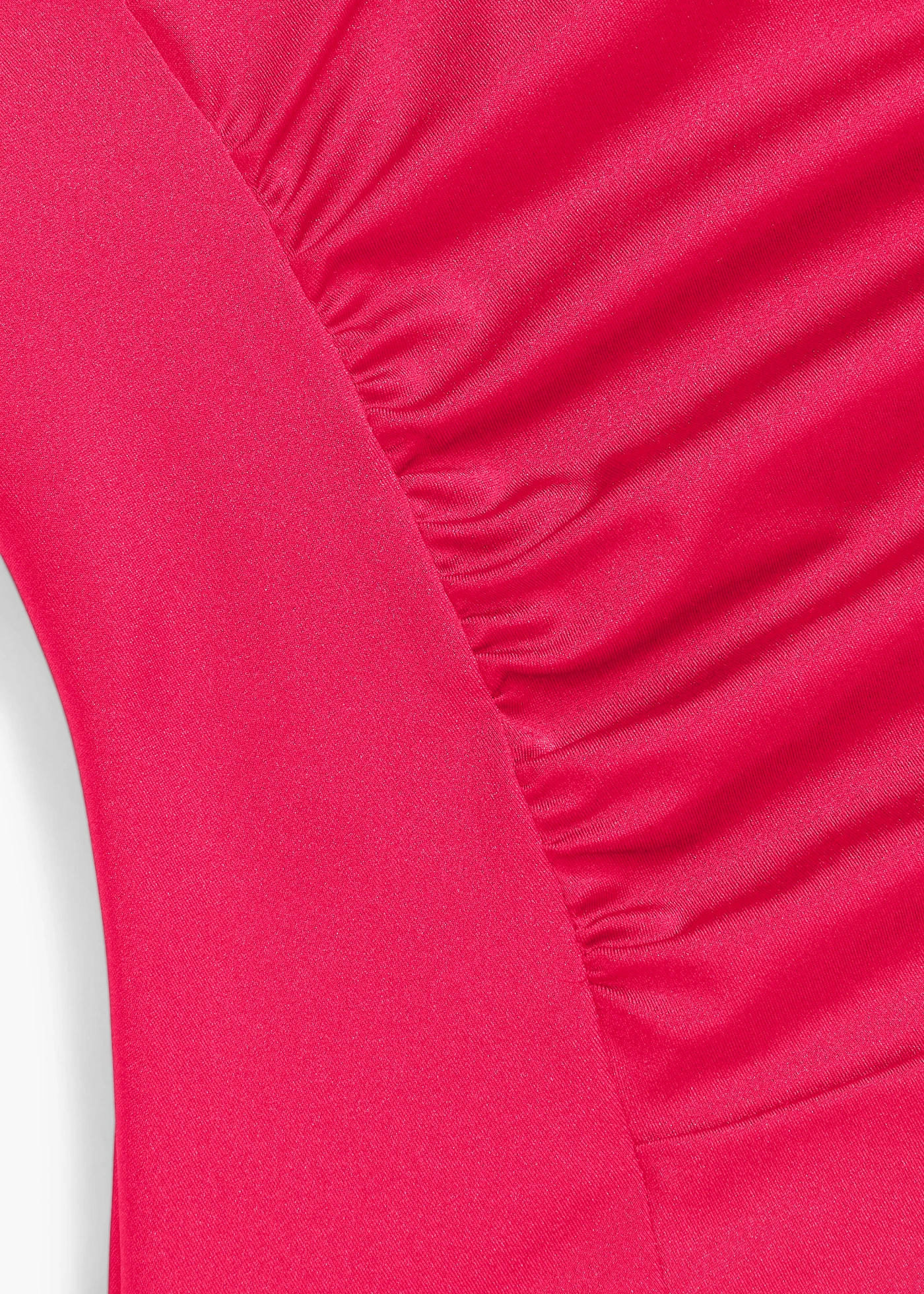 Corrigerend badpak met glanzend materiaal, medium corrigerend • hibiscuspink • bonprix online shop