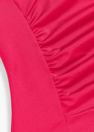 Corrigerend badpak met glanzend materiaal, medium corrigerend • hibiscuspink • bonprix online shop