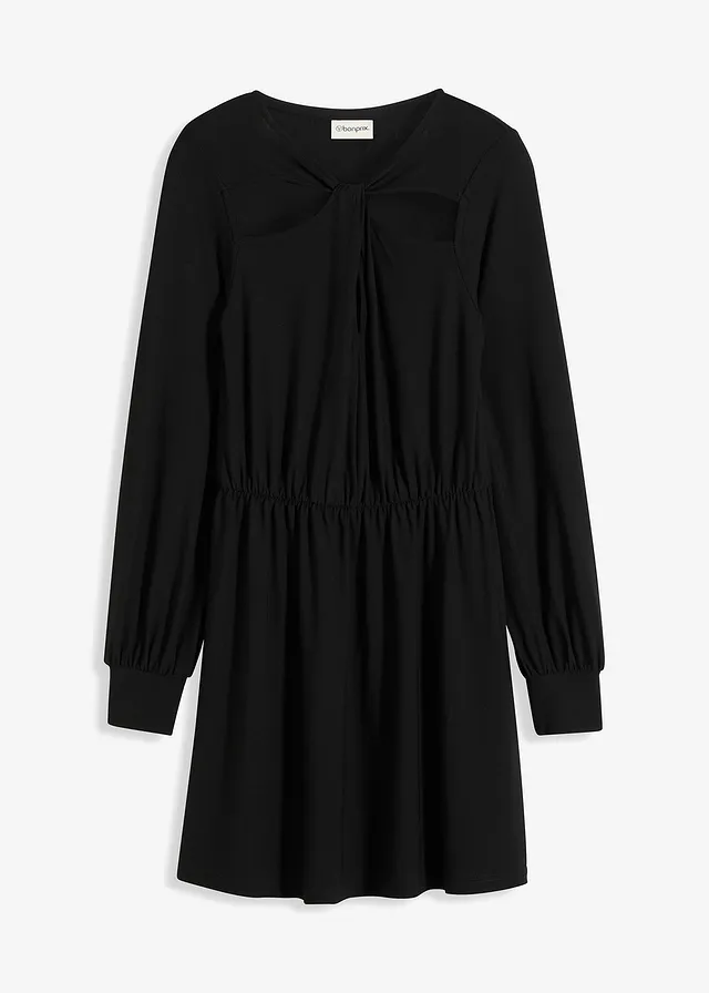 Rochie din jerseu cu decupaje