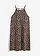 Jurk van puur katoen, Kleur: beige luipaardprint