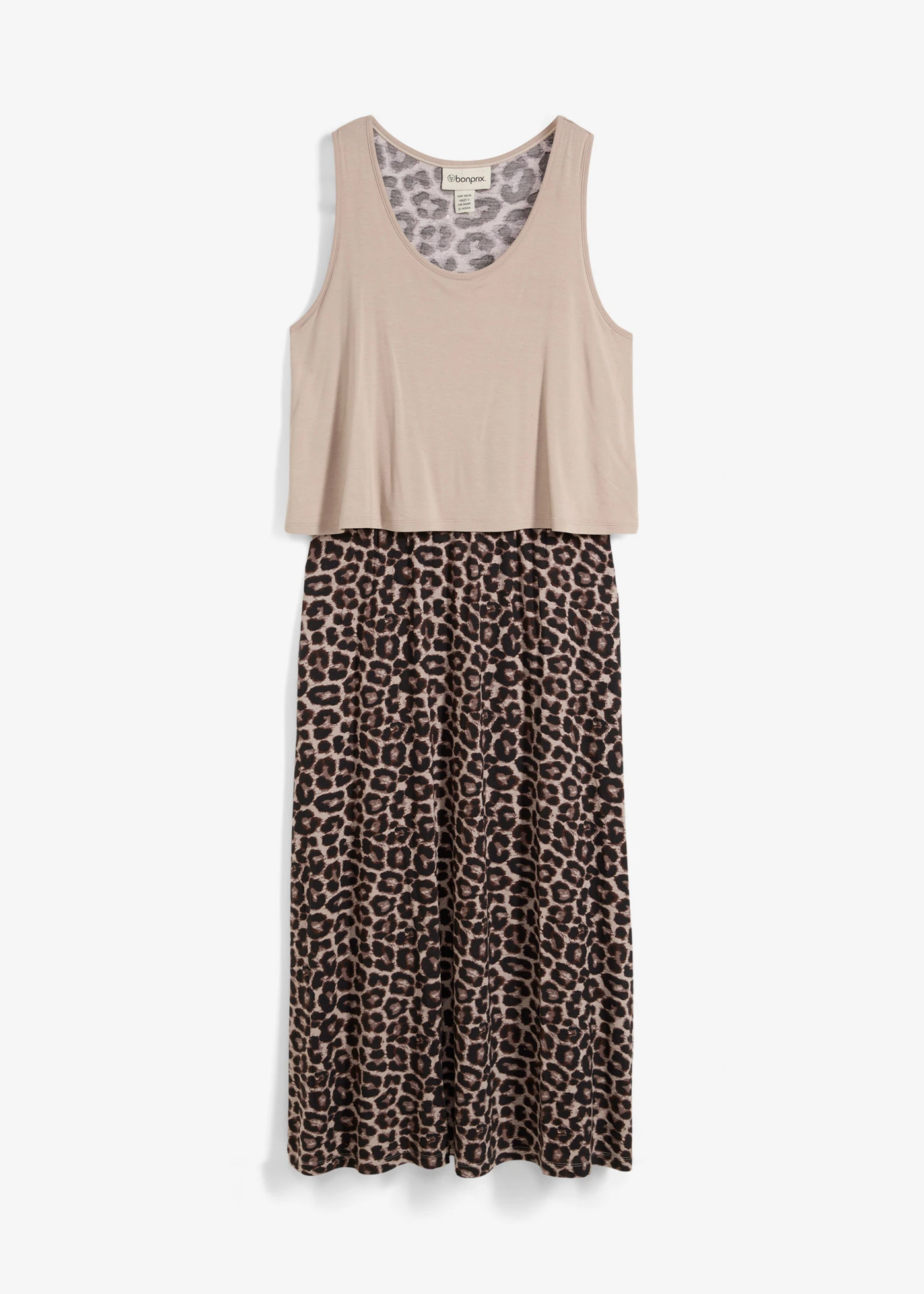 Shirtjurk van een soepele viscose-elastanmix • natuursteen luipaardprint • bonprix online shop