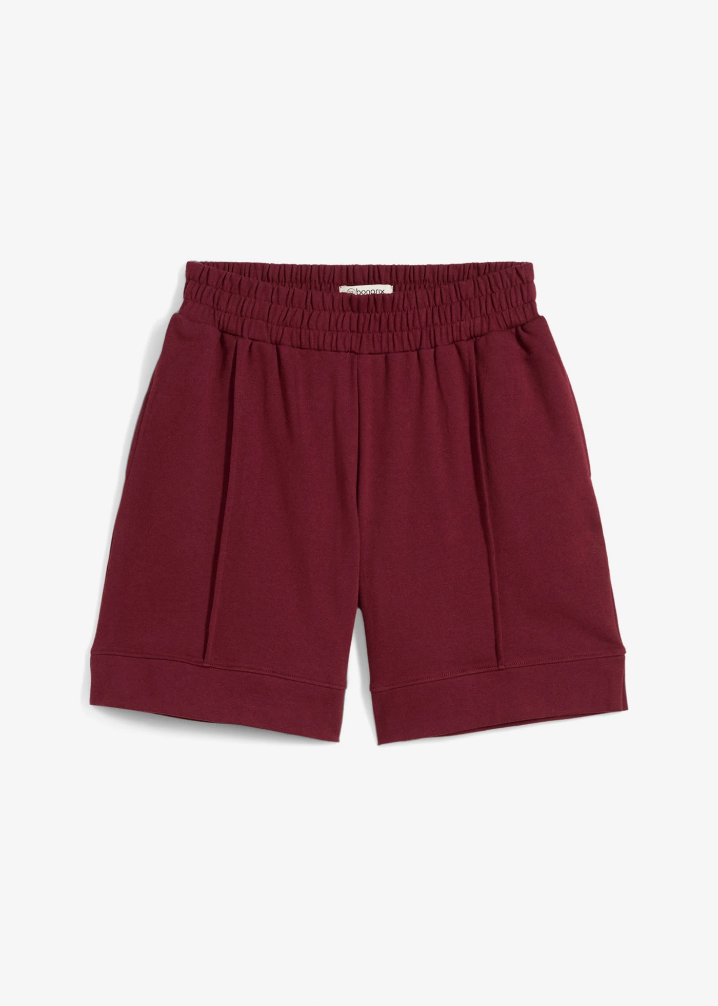 Sweatshort in een katoenmix • esdoornrood • bonprix online shop