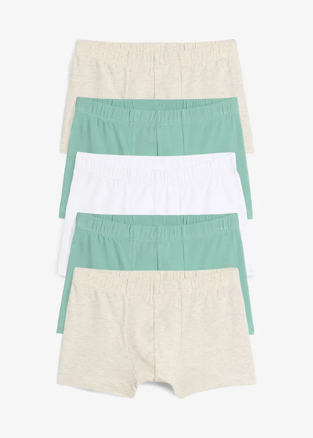 Chilot boxer cu bumbac organic moale (set/ 5 buc.)