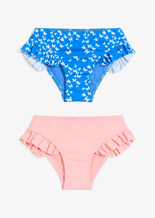 Bas de bikini (ens. 2 pces) • bleu glacier imprimé + rose dragée • product-page.page-title-suffix