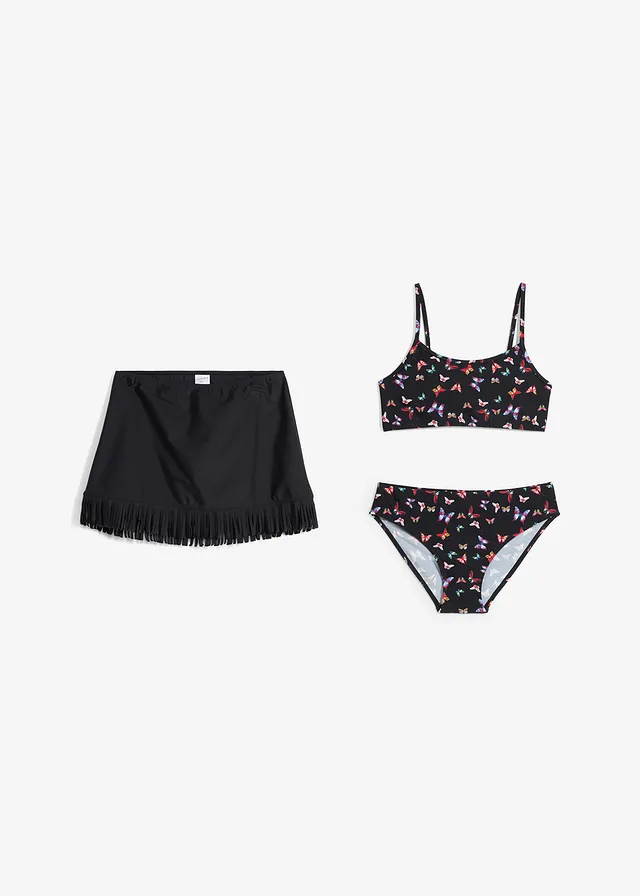 Bikini en rokje (3-dlg. set)