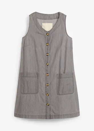 Robe en jean 100% coton • gris clair denim • Boutique bonprix
