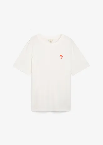 Tričko s potiskem na zádech, Loose Fit, barva: přírodní bílá s potiskem