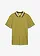 Piqué poloshirt van puur biologisch katoen, Kleur: goud-olijfgroen-donkerolijfgroen-wolwit