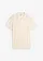 Pólo tričko z piké z čisté organické bavlny, barva: béžová