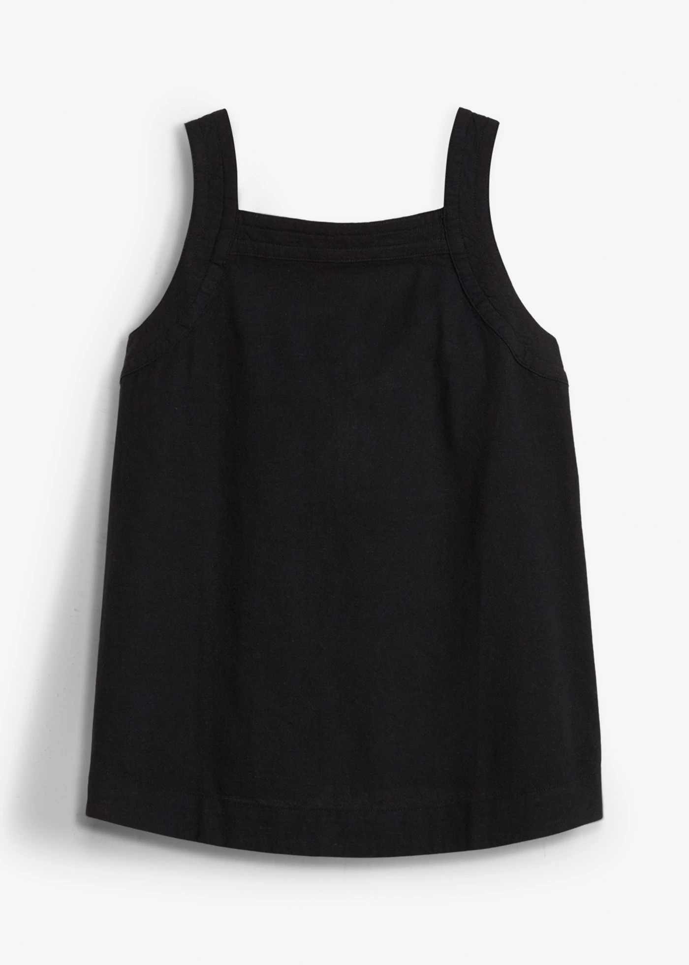 Blouse in een viscosemix met strikdetail aan de achterkant • zwart • bonprix online shop