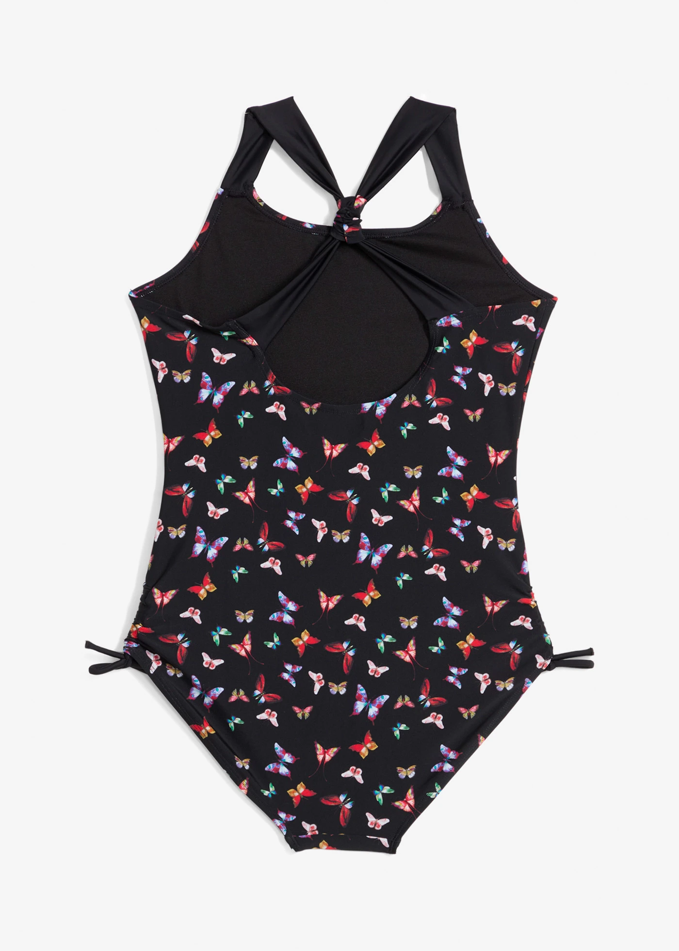 Costum de baie • negru cu imprimeu • magazin bonprix