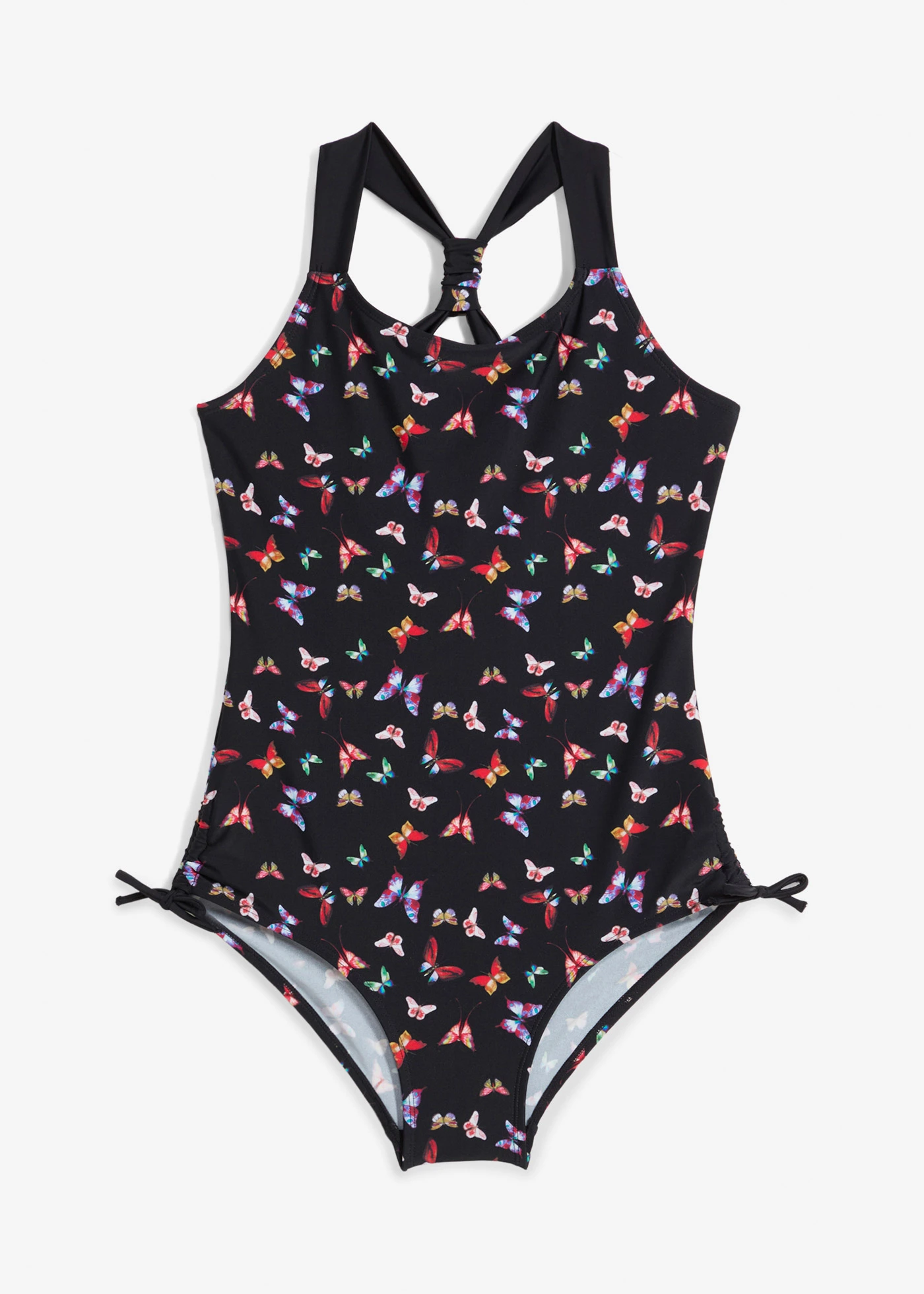 Costum de baie • negru cu imprimeu • magazin bonprix