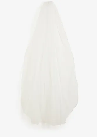 Bruidssluier van transparant materiaal • wit 140cm • bonprix online shop