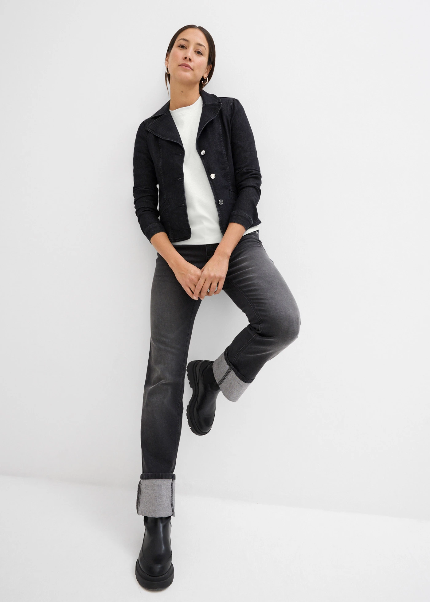 Shirt van biologisch katoen • wolwit • bonprix online shop