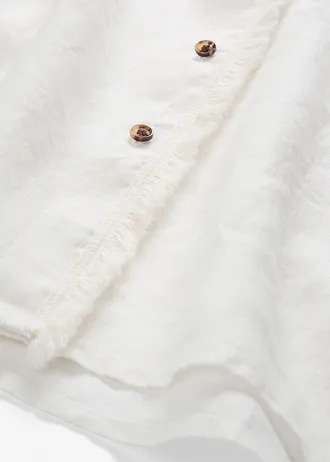 Tuniková halenka z čistého lnu • přírodní bílá • bonprix obchod