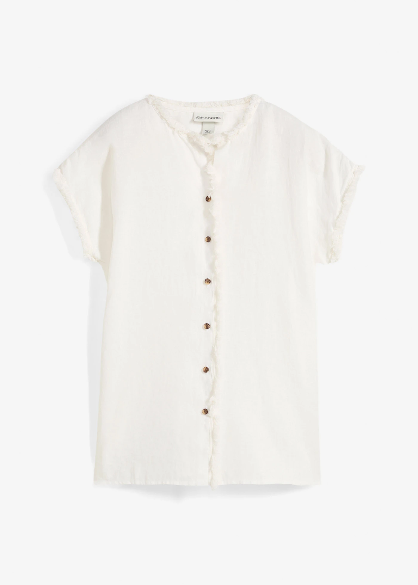 Chemisier 100% lin • écru • Boutique bonprix