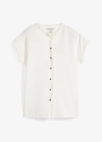 Chemisier 100% lin • écru • Boutique bonprix