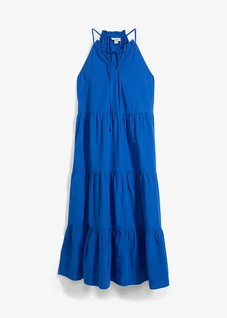 Jurk met zijde, Kleur: arctisch blauw