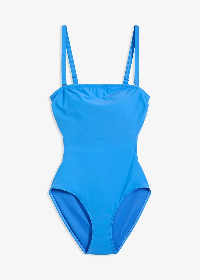 Costum de baie bandeau cu bretele multiway