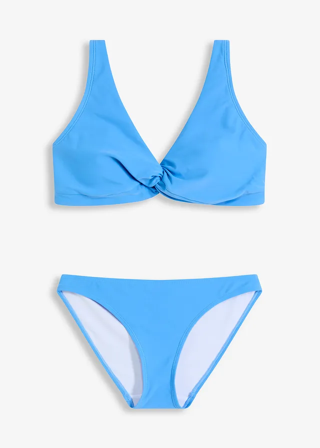 Costum de baie cu detaliu răsucit (set/2 piese)