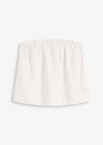 Halenkový top s podílem lnu