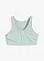 Bralette bikinitop met verstelbare band onder de borst, Kleur: grijsgroen
