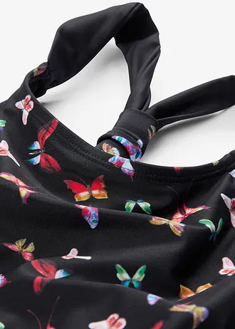 Costum de baie • negru cu imprimeu • magazin bonprix