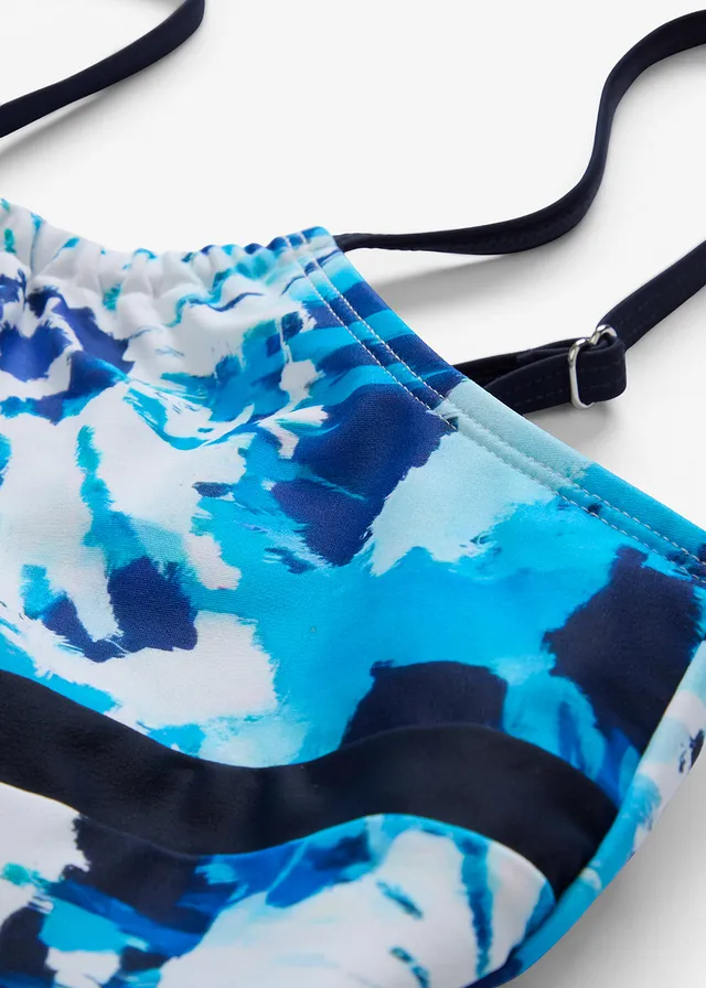 Tankini (ens. 2 pces), Couleur: bleu foncé imprimé