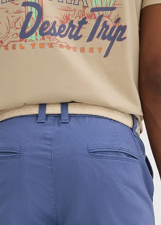 Strečové bermudy s páskem, Regular Fit • džínově modrá • bonprix obchod