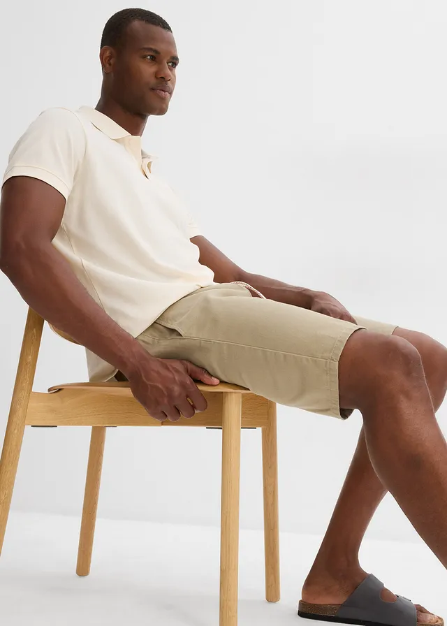 Instap bermuda van puur katoen, regular fit • new kaki • product-page.page-title-suffix