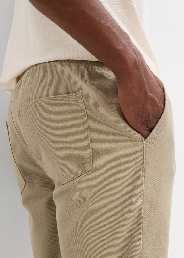 Instap bermuda van puur katoen, regular fit • new kaki • product-page.page-title-suffix